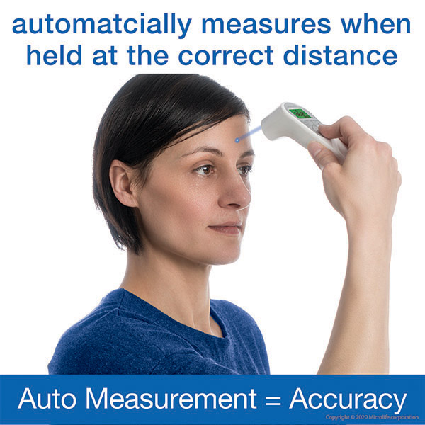 NC200 Non Contact Thermometer In Use