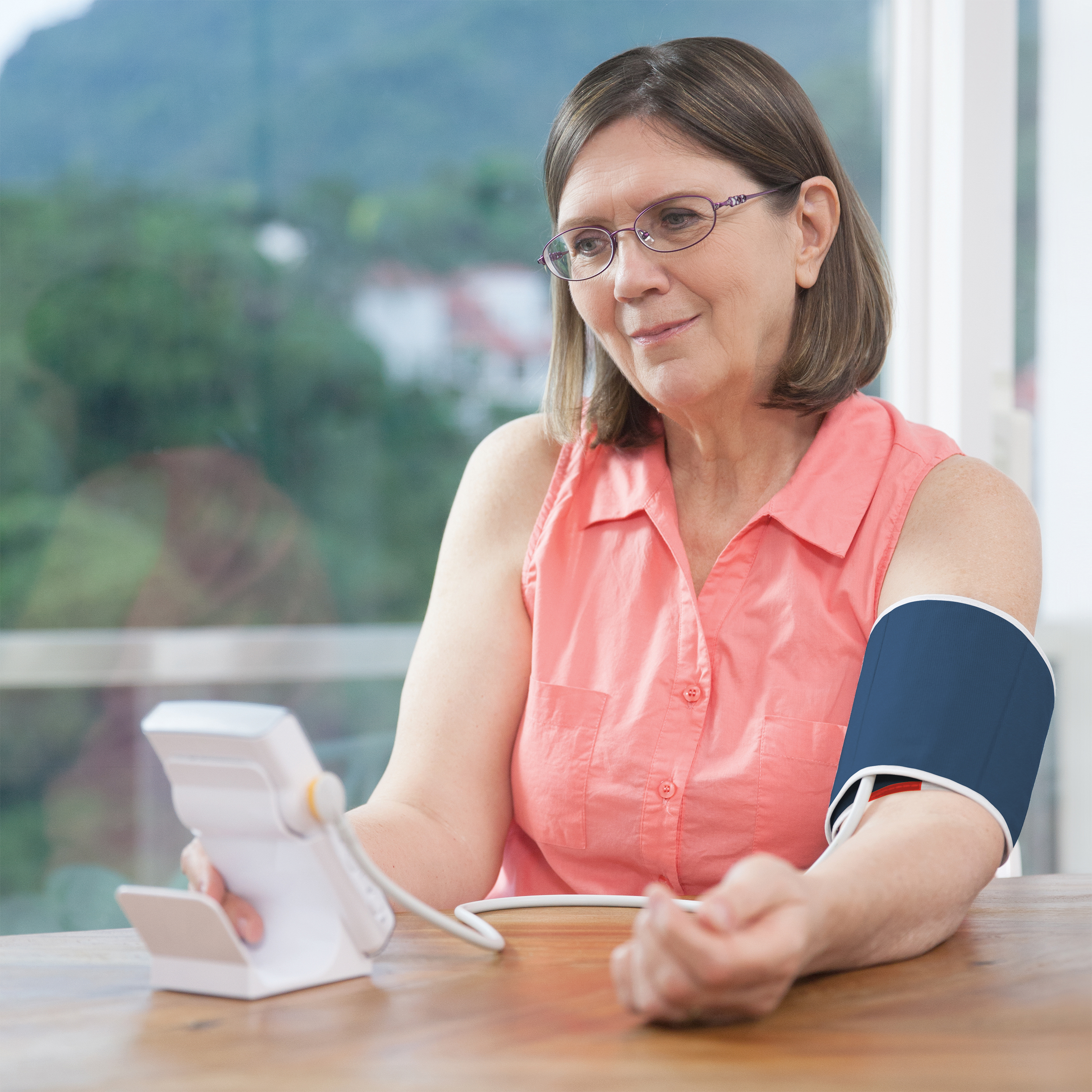SureFit+ Blood Pressure Cuff- in use
