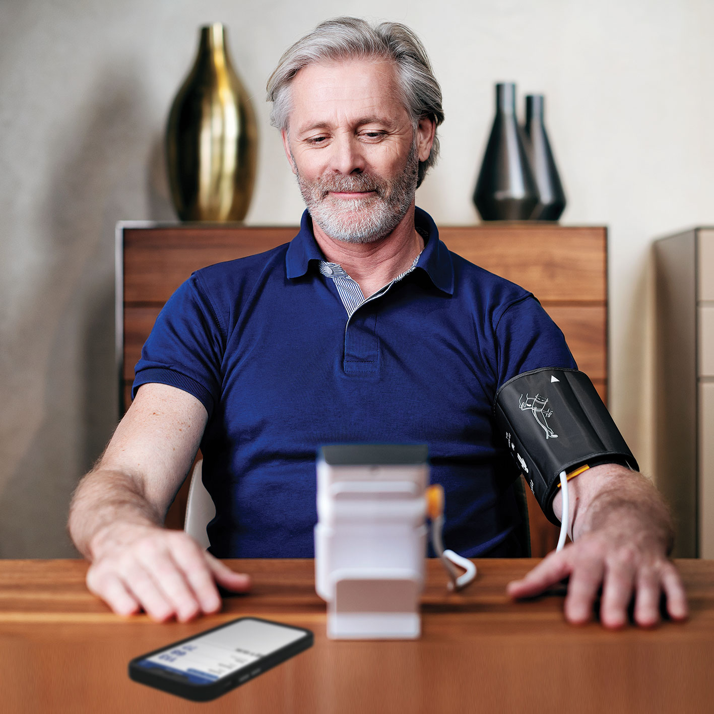 Premium Bluetooth Illuminated Touch Screen Blood Pressure Monitor