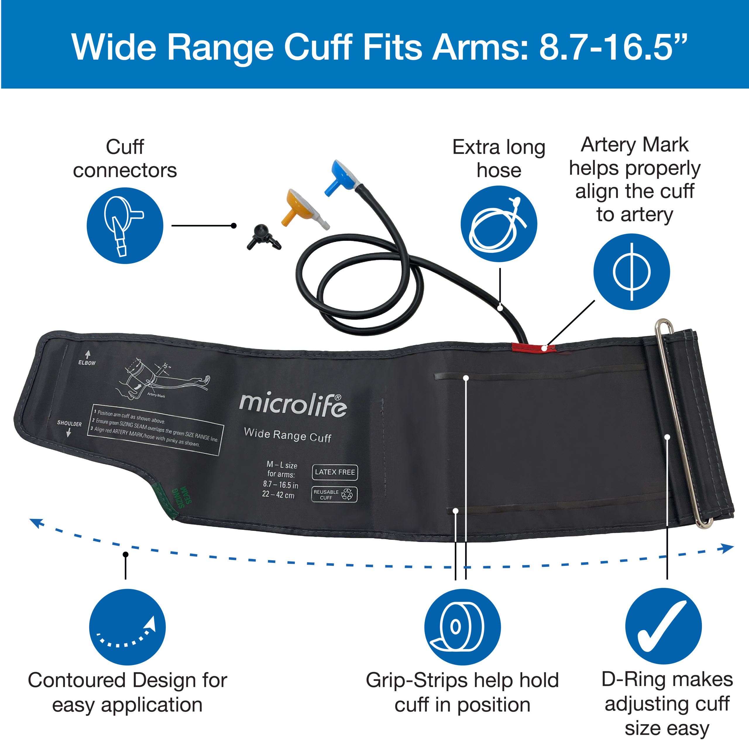 Wide Range Cuff detail