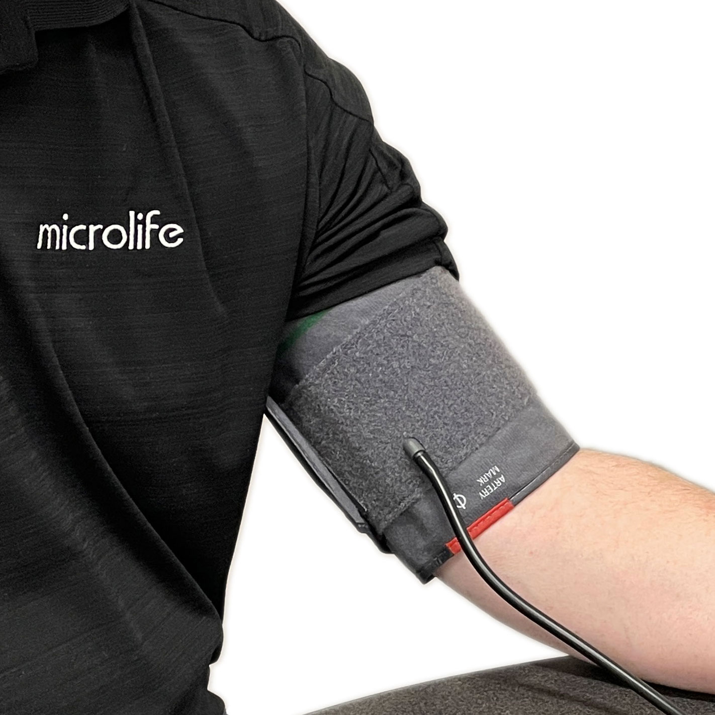 Wide Range Cuff, on arm